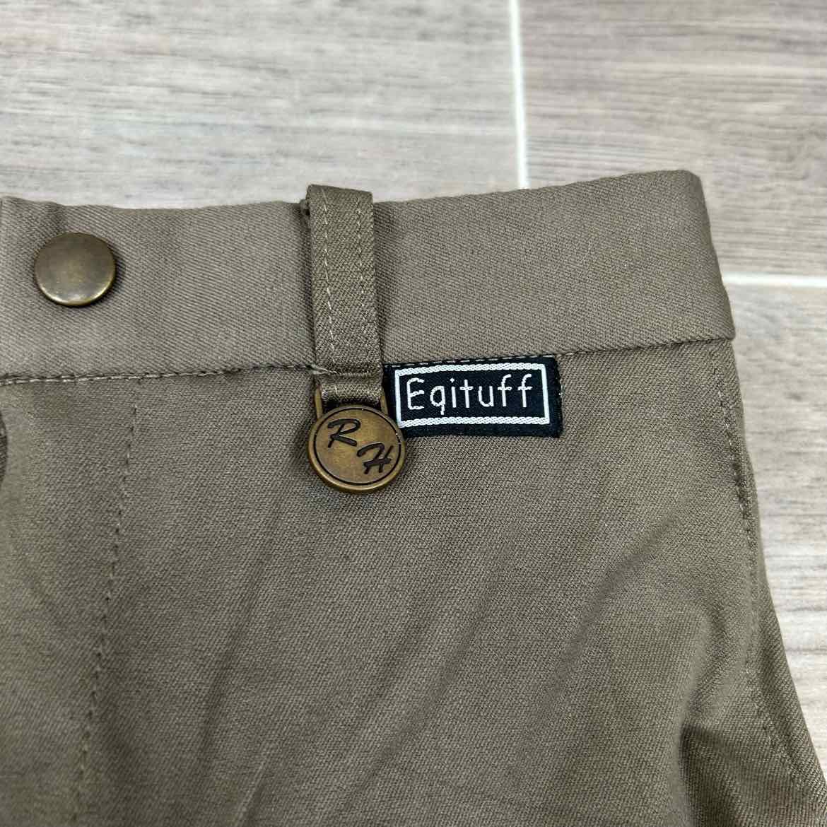 Eqituff Children's Knee Patch Breeches, Brown, Size 10, Brand New