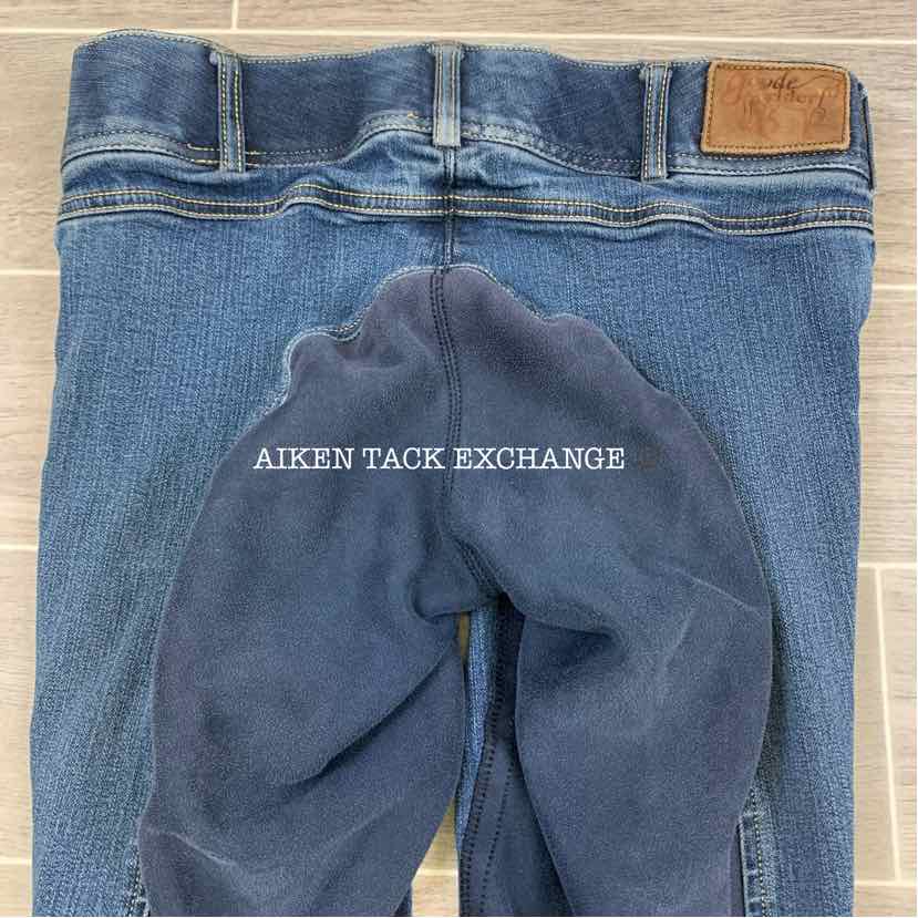 Goode Rider Denim Full Seat Breeches, Size 26