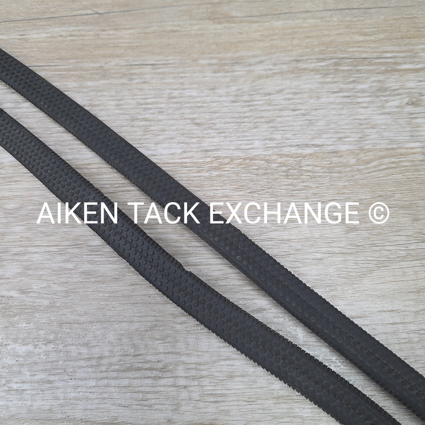 Rubber Grip Reins, Black, 54"
