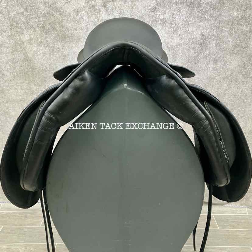 2011 Frank Baines Balance Zenith Dressage Saddle, 18" Seat, XX-Wide Hoop Tree, Wool Flocked Panels