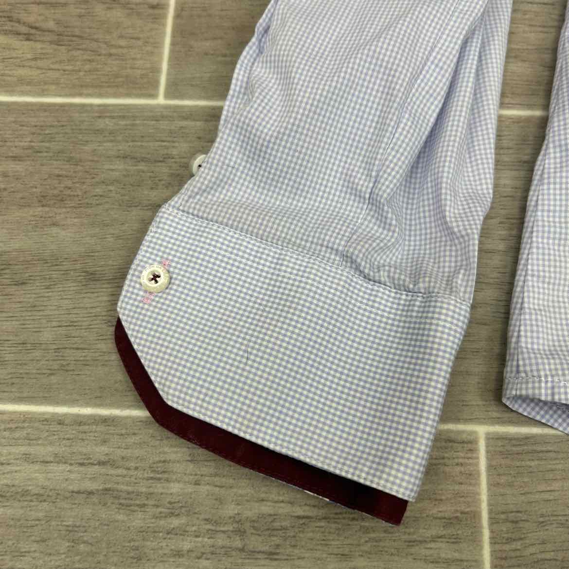 Fior Da Liso Long Sleeve Collared Shirt, Size 10