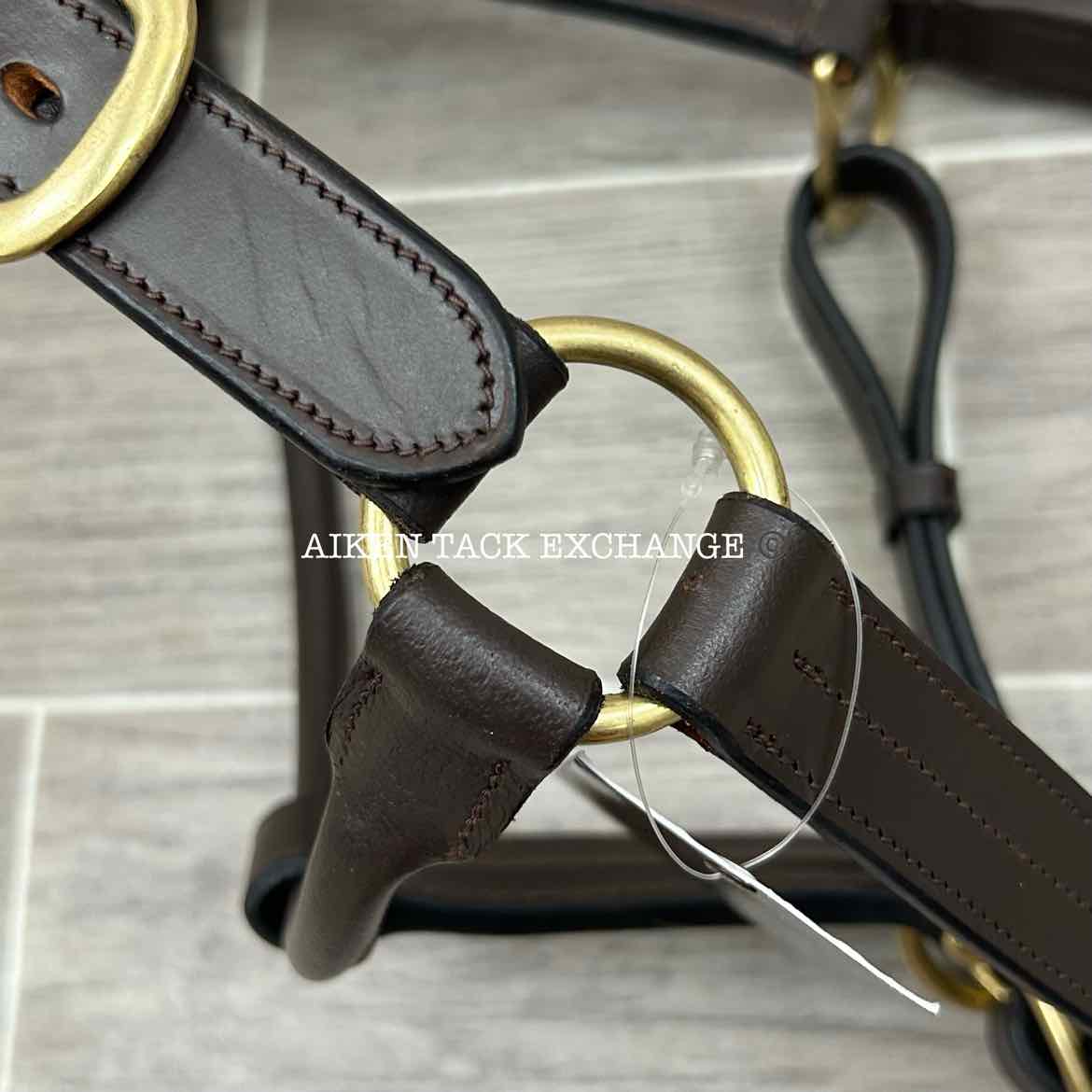 Premier Dorchester Padded Fancy Stitched Leather Halter, Size Full