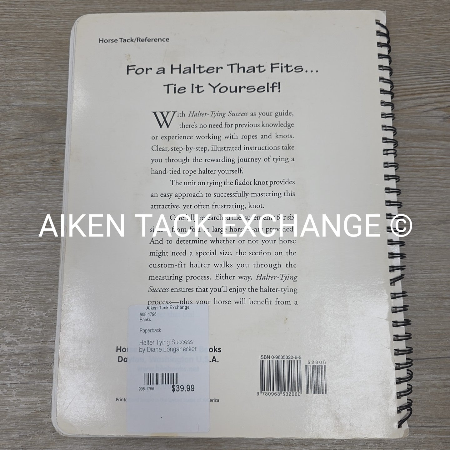 Halter Tying Success by Diane Longanecker