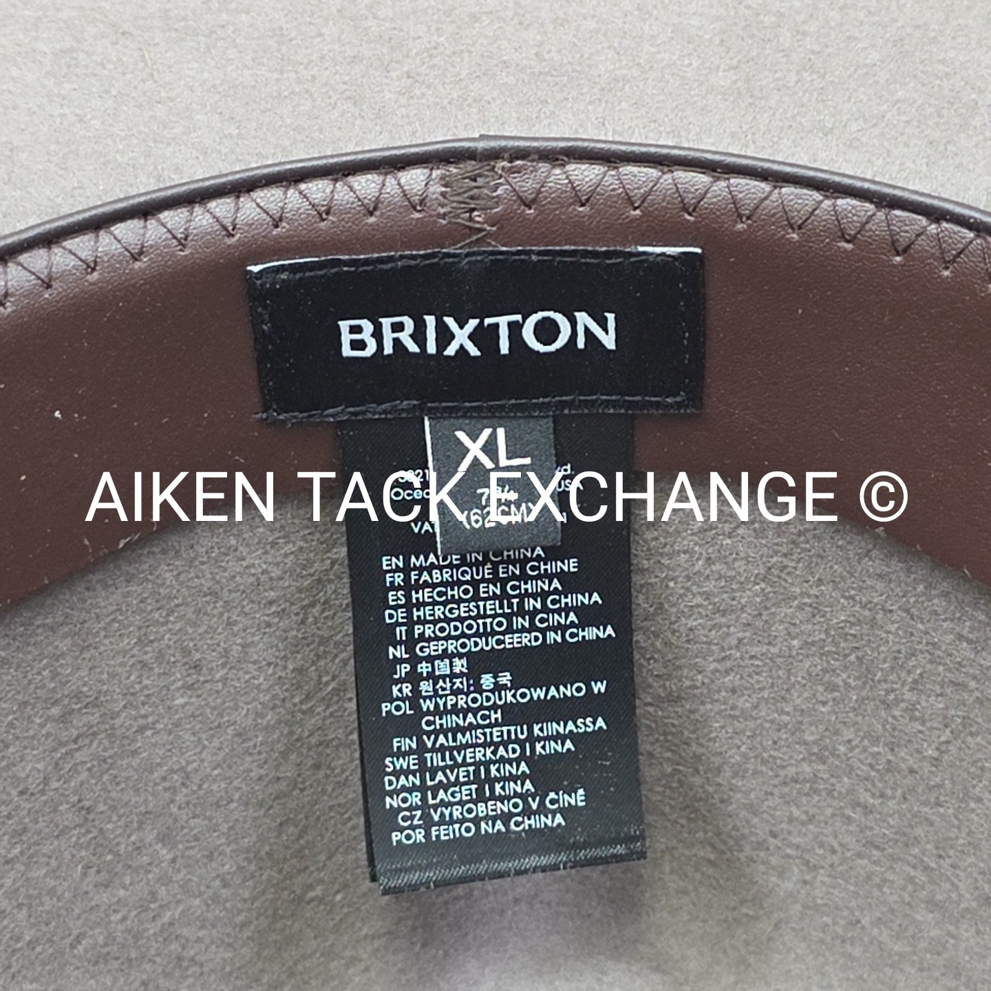 Brixton & Fender Laredo Cowboy Hat, Size XL - 7 3/4 (29cm)