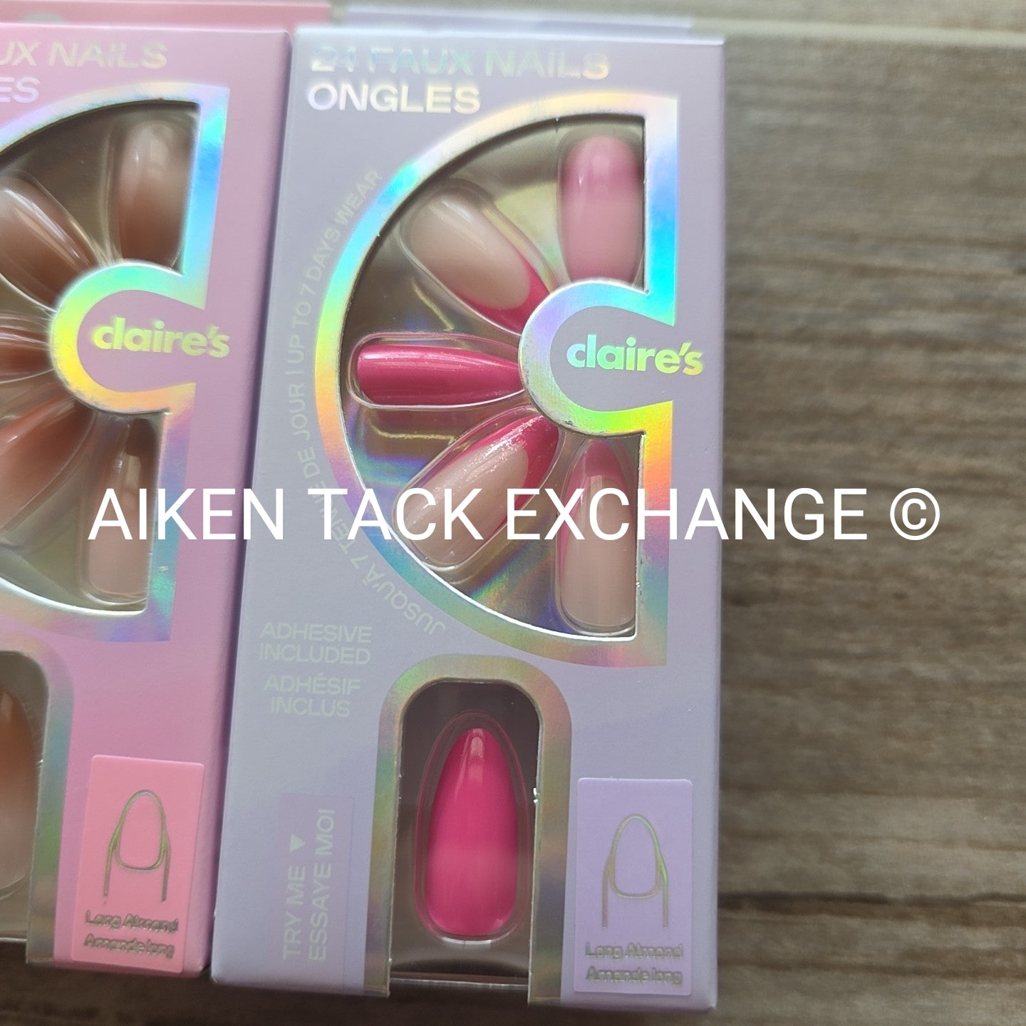 Claire's Press-On Nails (2 Sets) - 24 Count Each (48 Total)