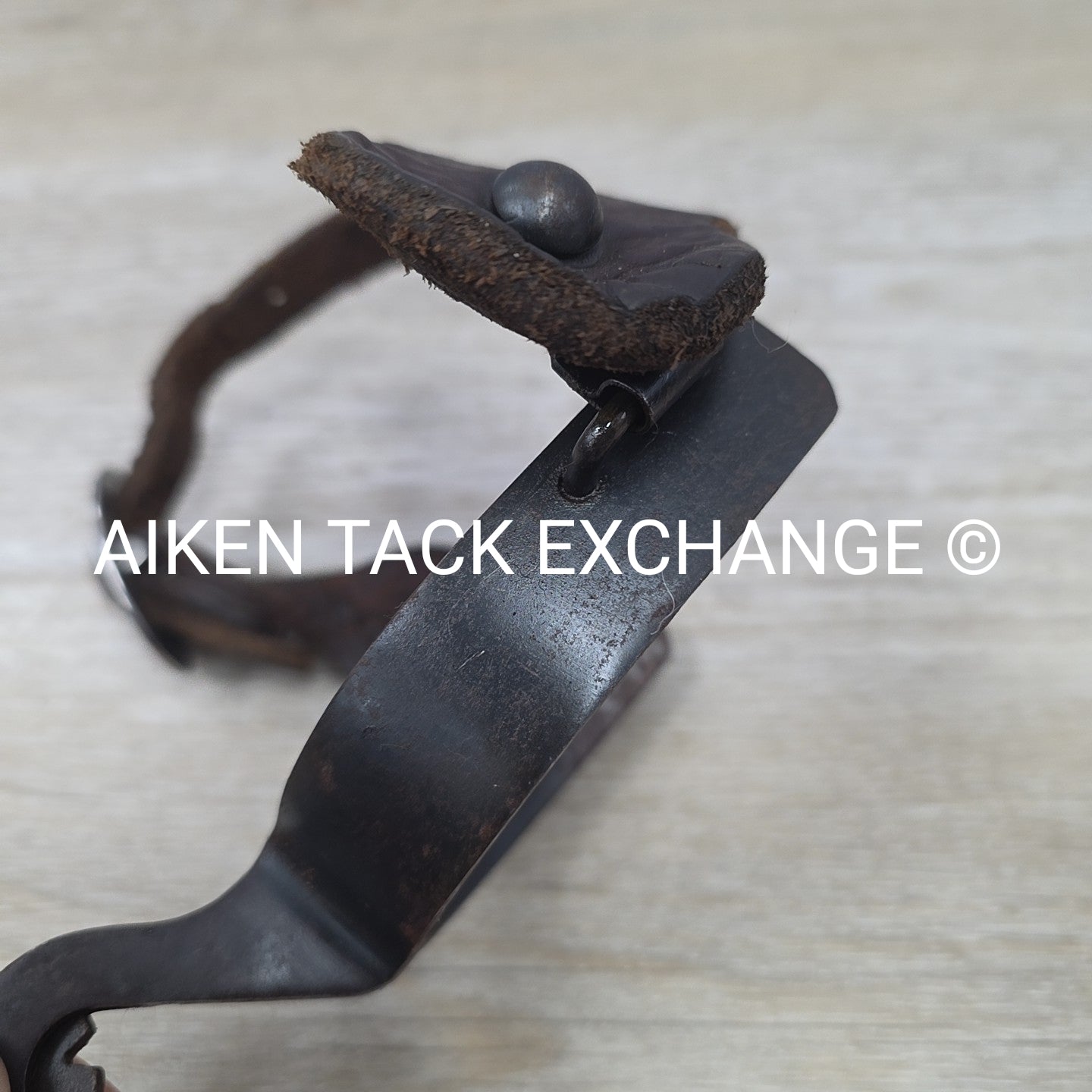 Western Rowel Spurs with Leather Spur Straps