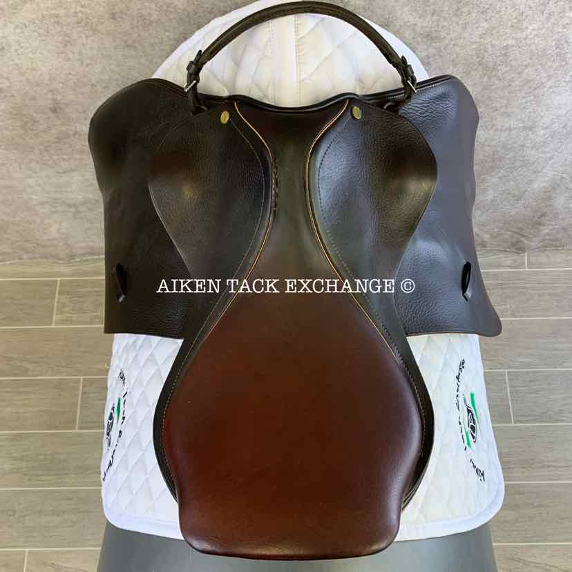 Borelli by Collegiate Close Contact Saddle, 17" Seat, Medium Tree, Foam Panels