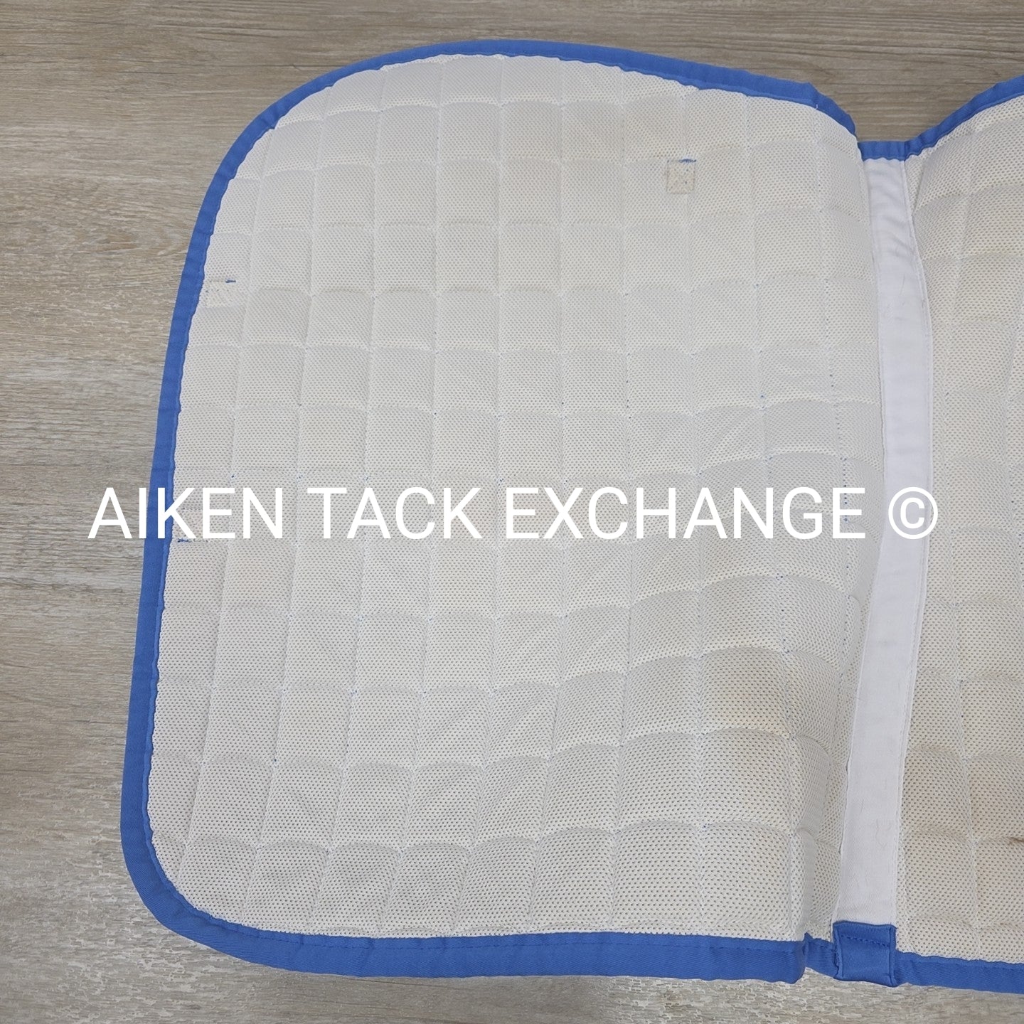 Horze All Purpose Saddle Pad, Blue/Silver, Size Full