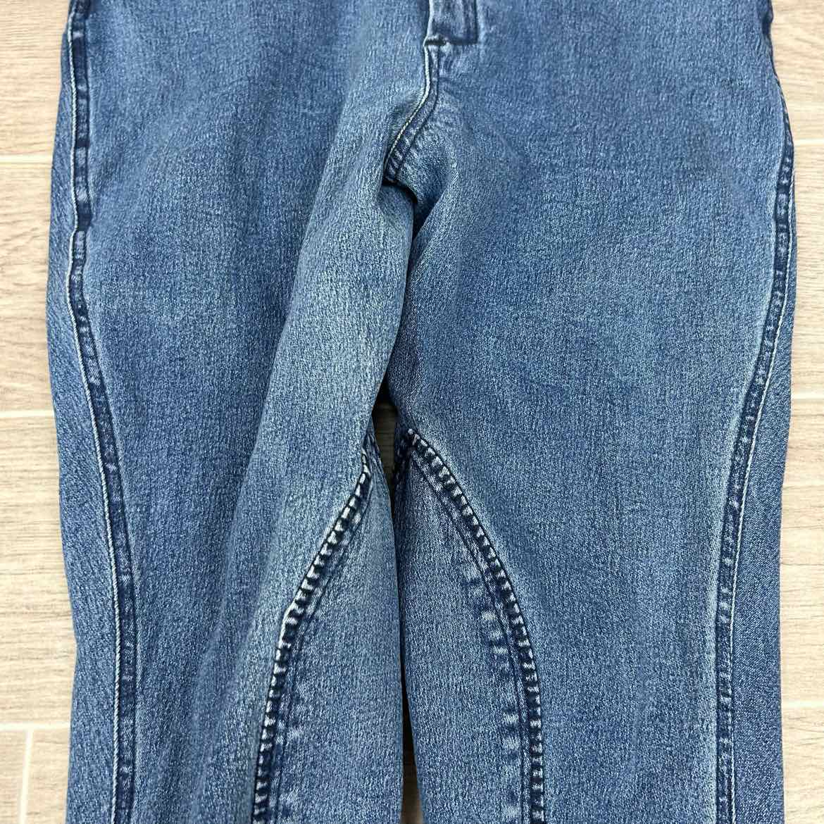 Equilance Children's Denim Knee Patch Riding Jean Breeches, Size 16, Brand New