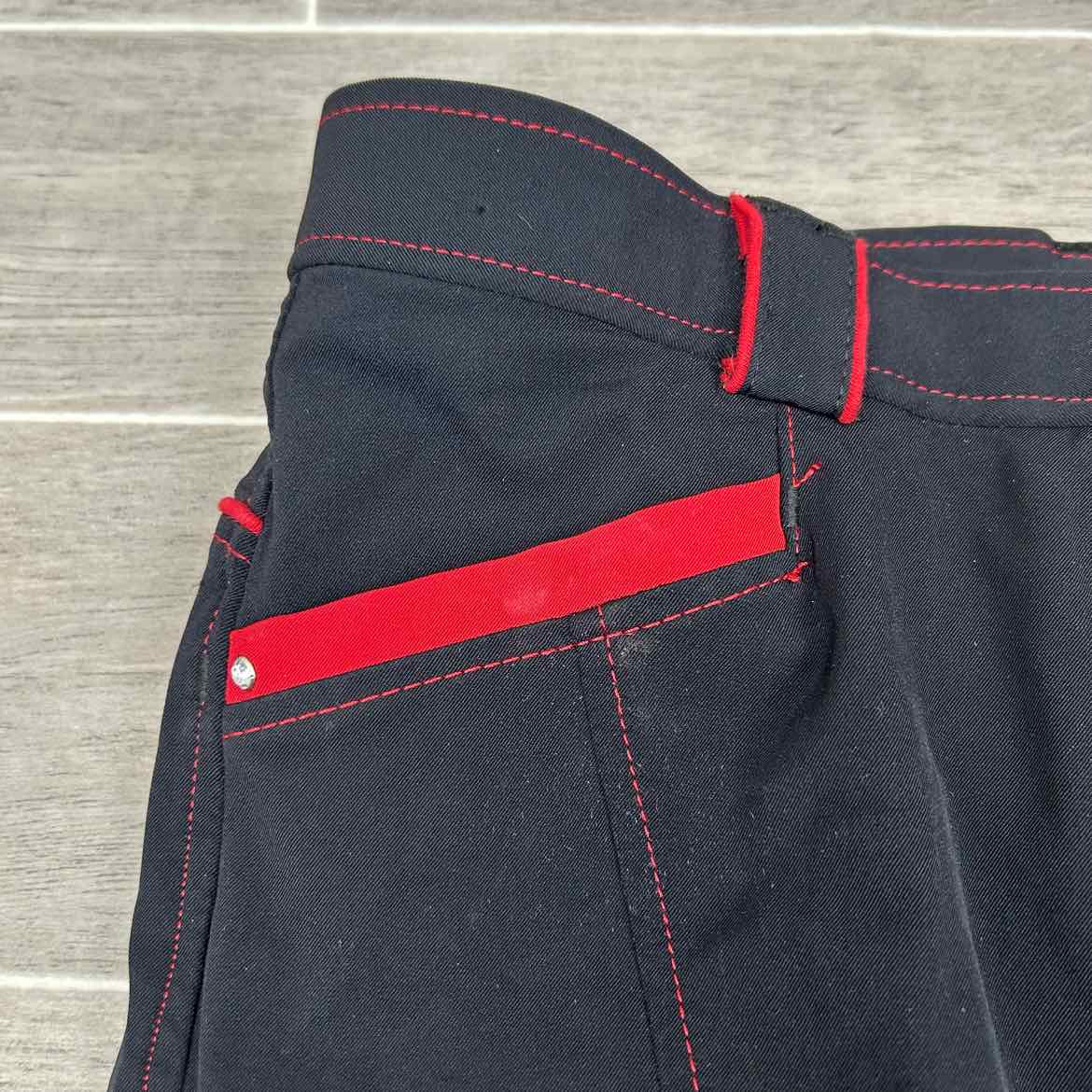 KL Select USG "IDA Smart" Silicone Grip Full Seat Breeches, Size 30