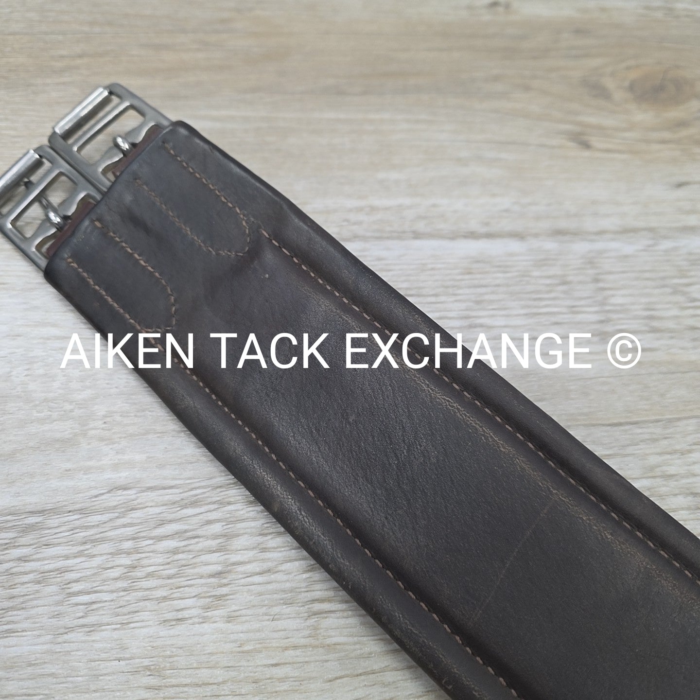 Harmohn Kraft Regal Girth with Single End Elastic, Brown, 50"