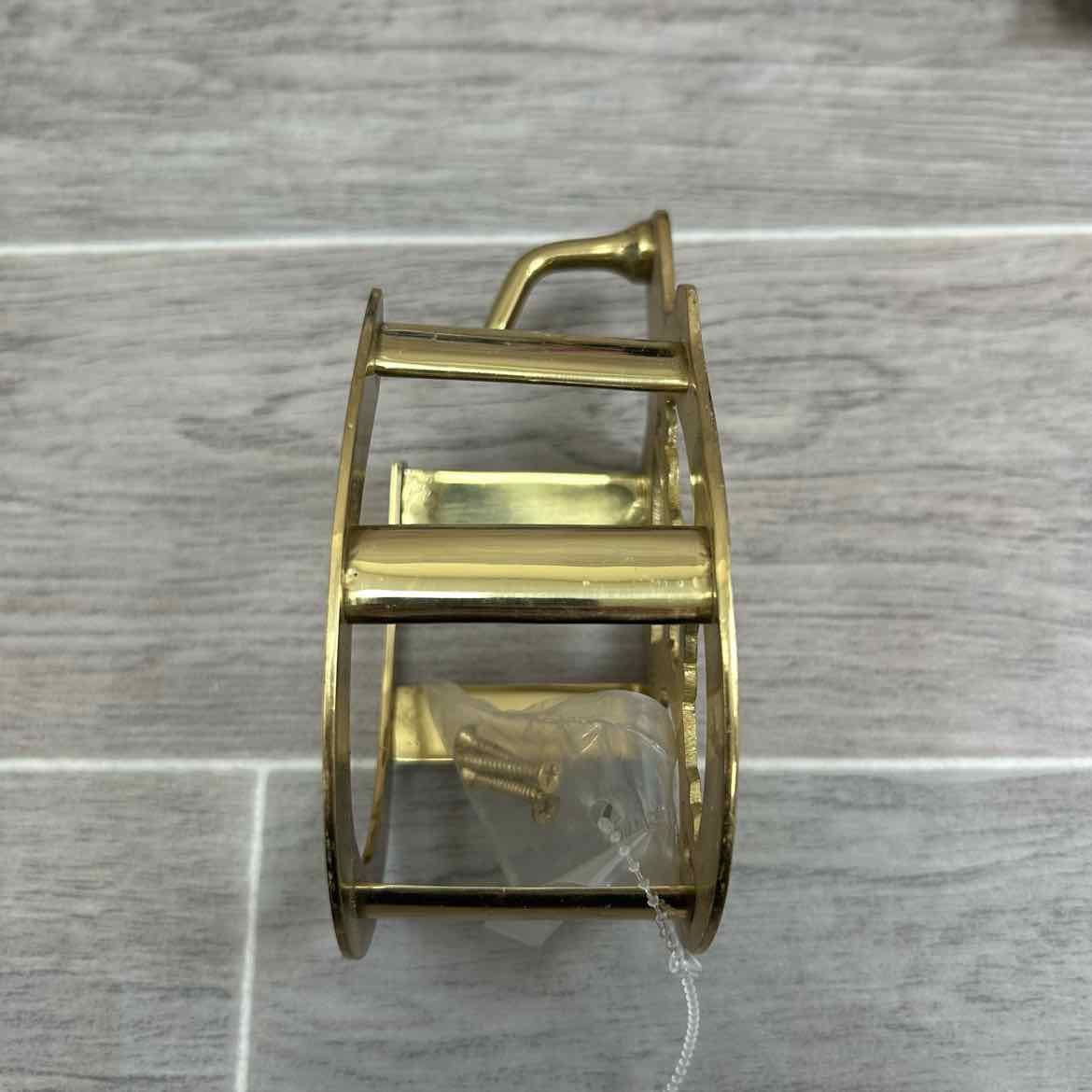 Brass Double Horseshoe Bridle Rack