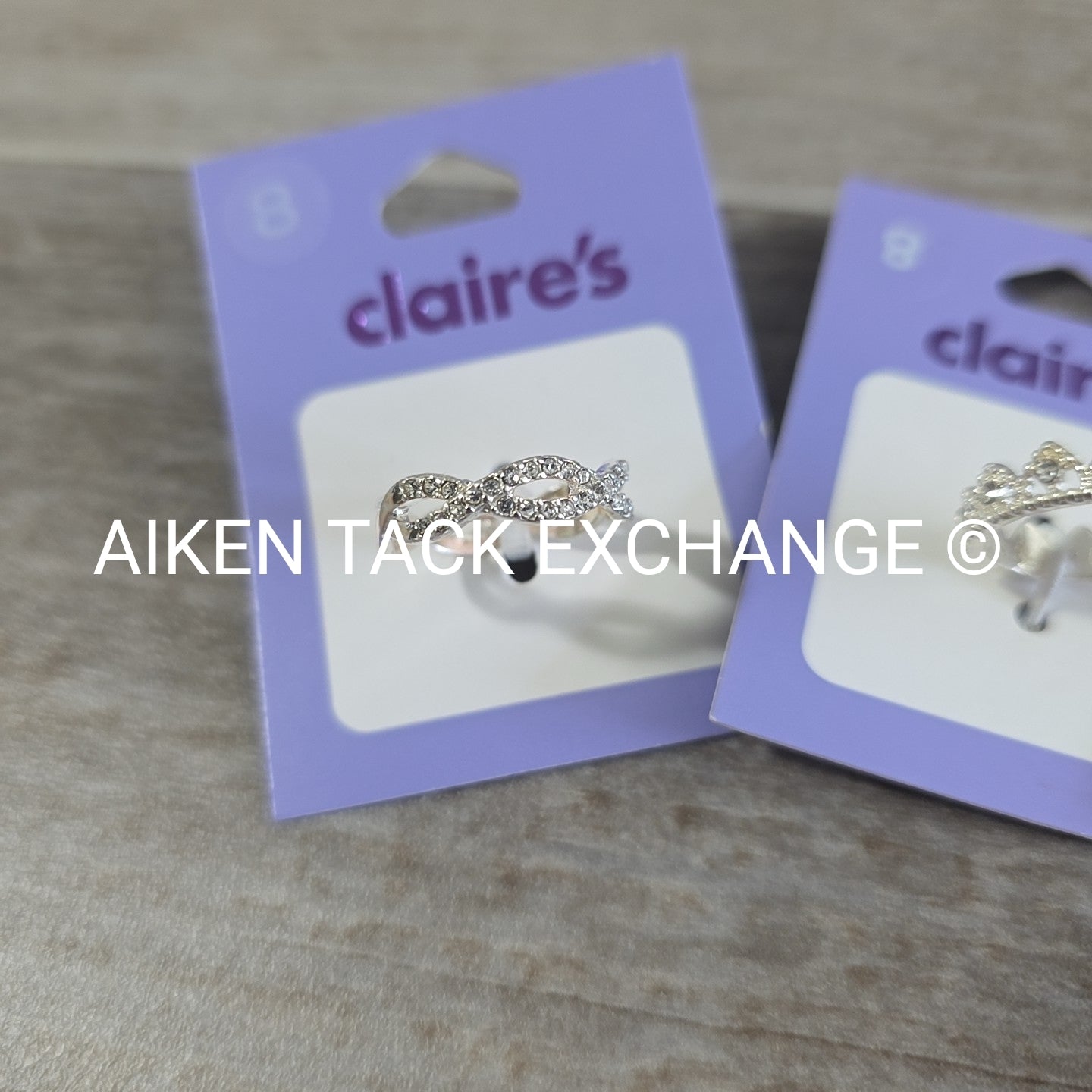 Claire's Rings (3) - Size 8