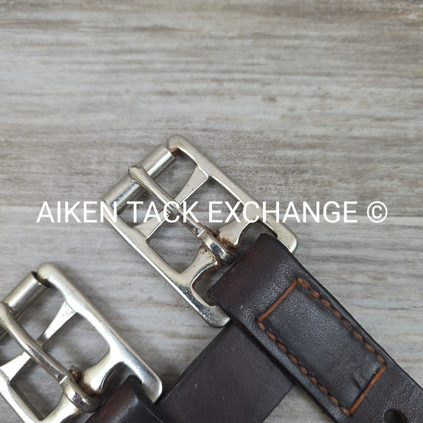 English Leather Girth Extender with Roller Buckles
