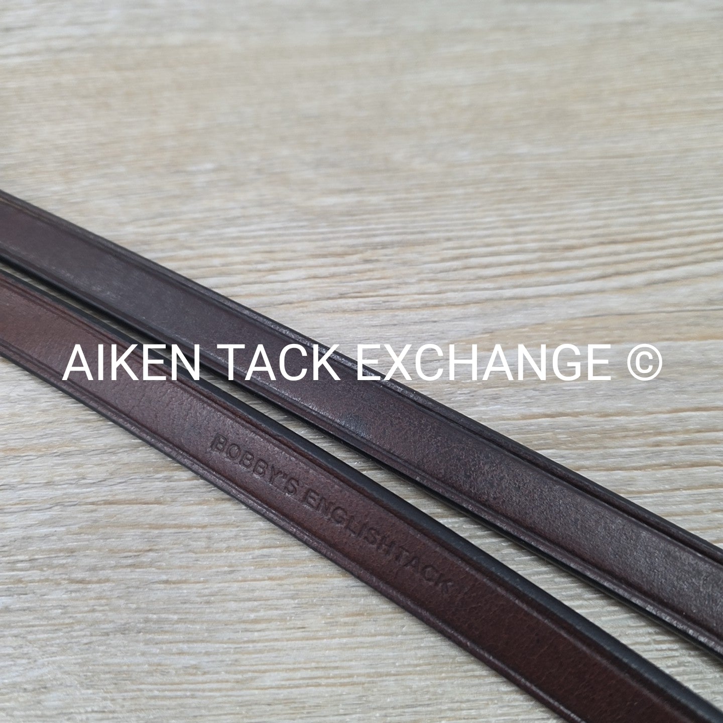 Plain Raised Laced Reins, Brown, Size Full