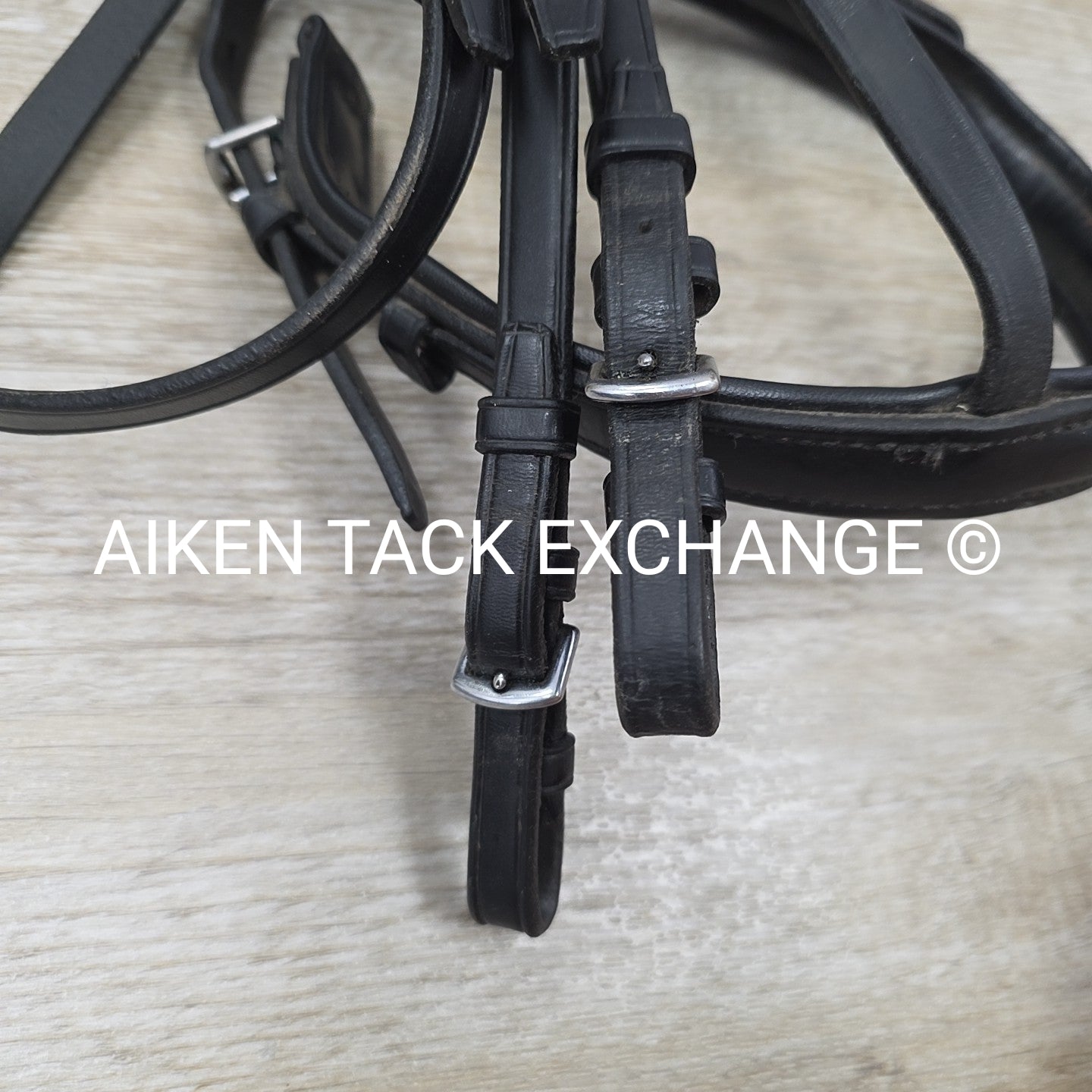 BARGAIN BUNDLE: Kieffer Weymouth Double Bridle with KL Select Rubber Reins & Stu