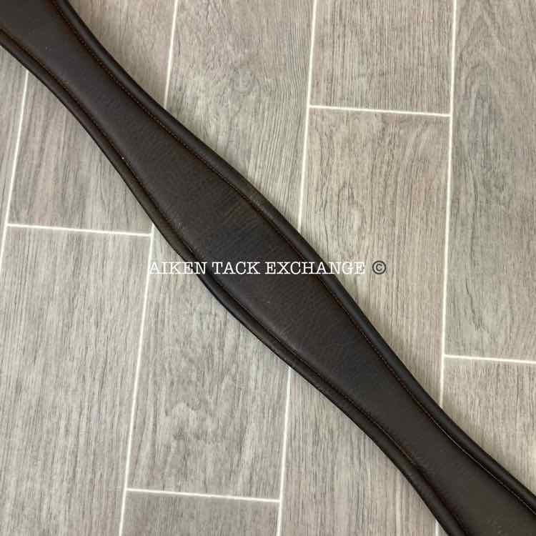 Dover Saddlery Leather Girth w/ Elastic on One End 56"