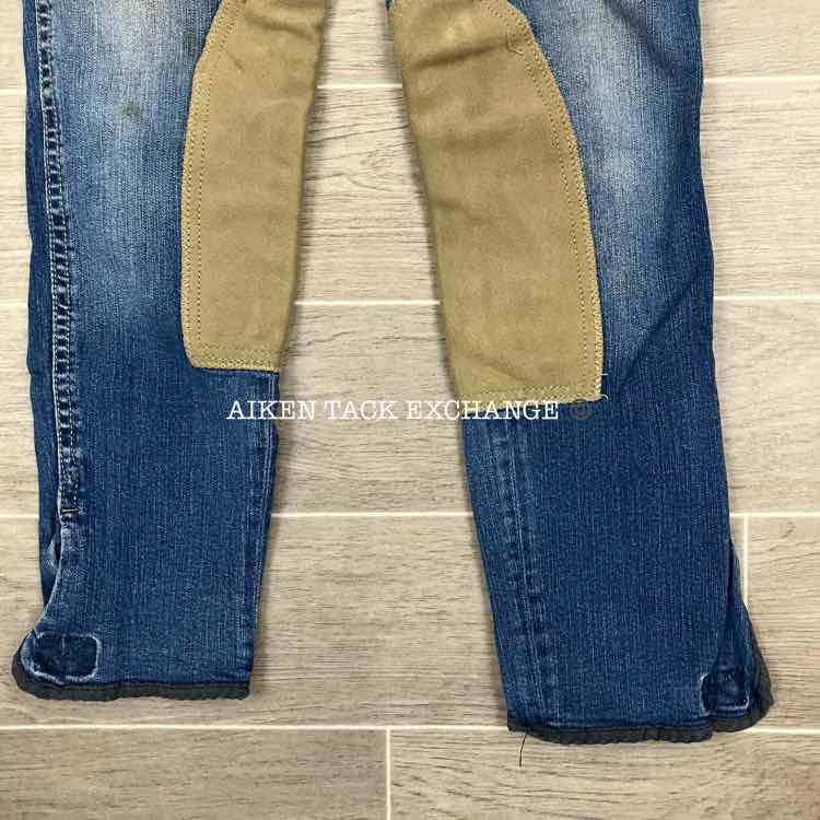 Goode Rider Knee Patch Denim Breeches, Size 30 L