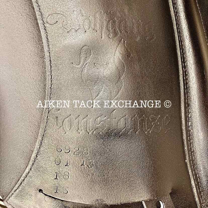 2013 Custom Saddlery Wolfgang Constanze Monoflap Dressage Saddle, 18” Seat, Adjustable Tree, Wool Flocked Panels