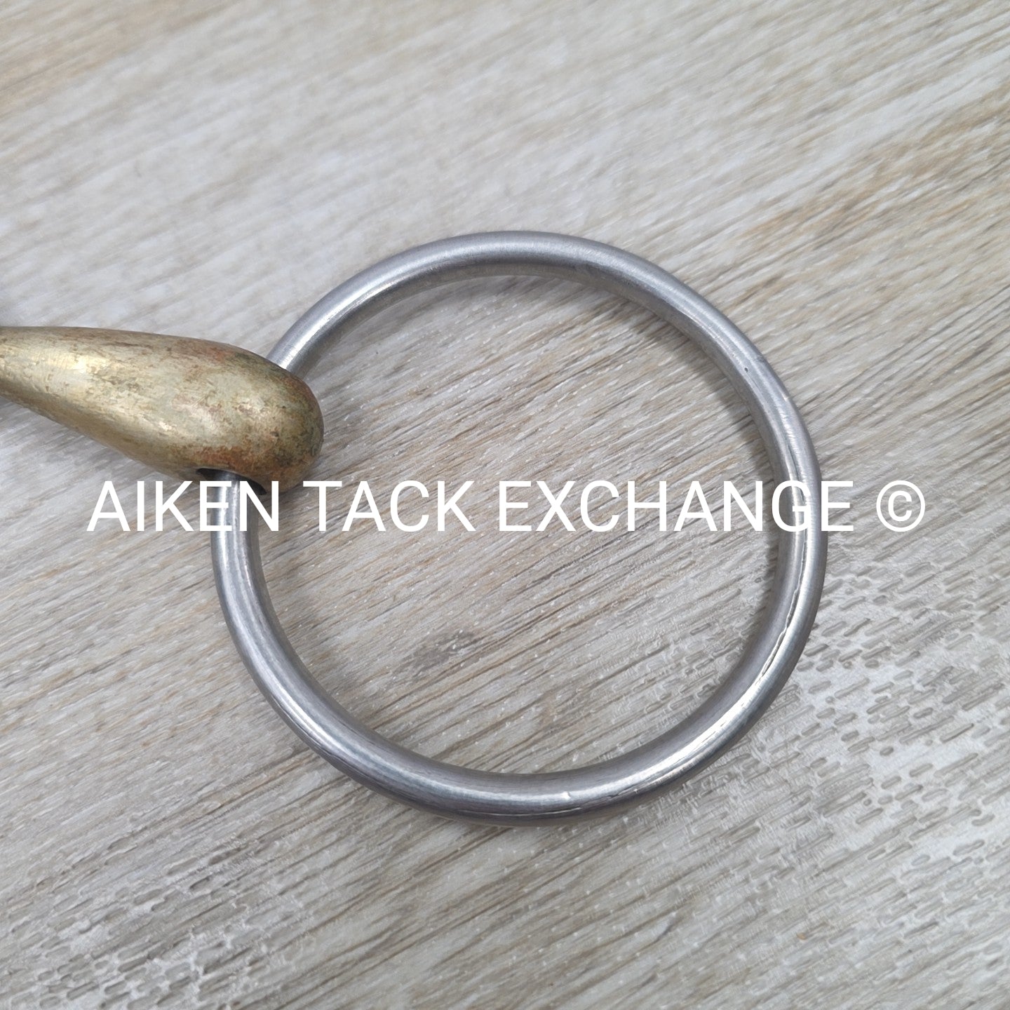 Copper French Link Loose Ring Bit 5"