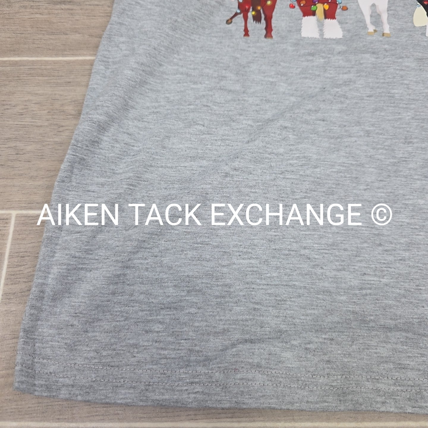Horse Print T-Shirt, Size Small