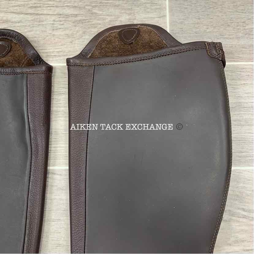Schockemohle Tonics Sirius Half Chaps, Brown, Size 39 Calf 44 Height