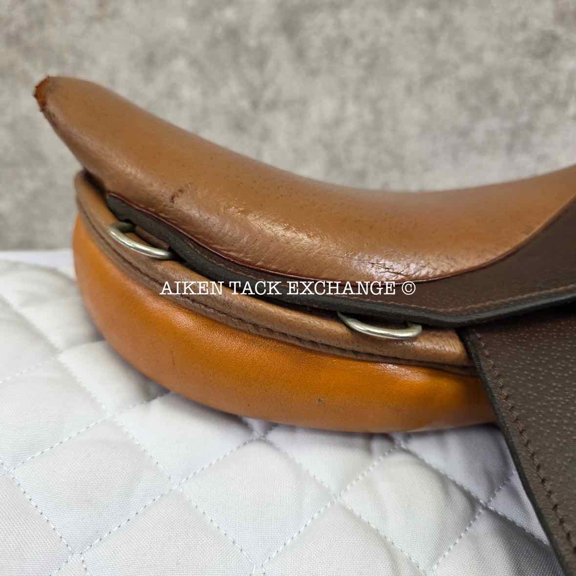 **SOLD** Crosby Miller's Prix Des Nations Pony Saddle, 14" Seat, Medium Tree, Foam Panels