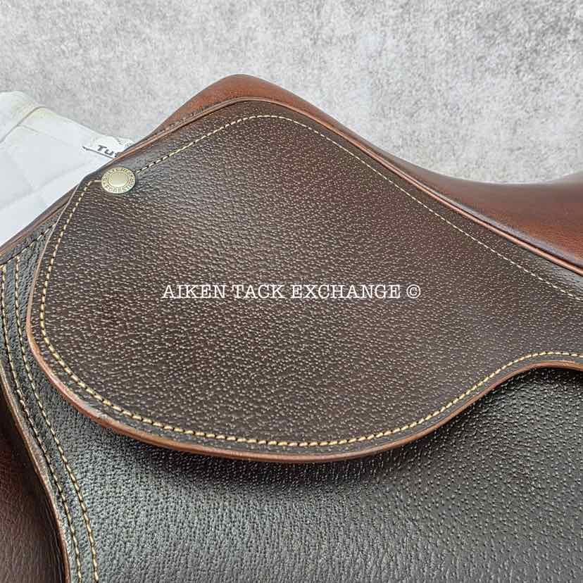 Forestier Close Contact Jump Saddle, 16.5" Seat, Medium/Medium Wide Tree, Foam Panels