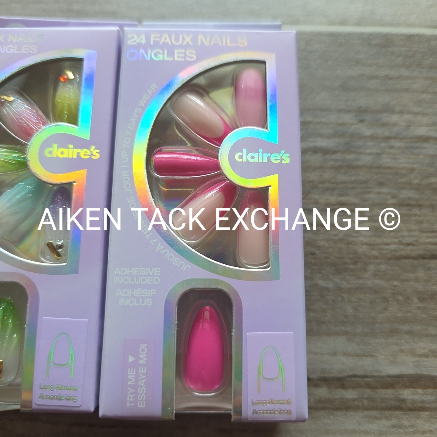 Claire's Press-On Nails (2 Sets) - 24 Count Each (48 Total)