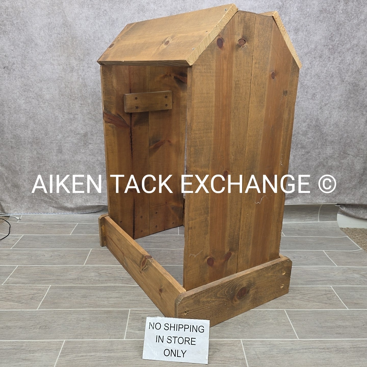 Wooden Western Saddle Stand