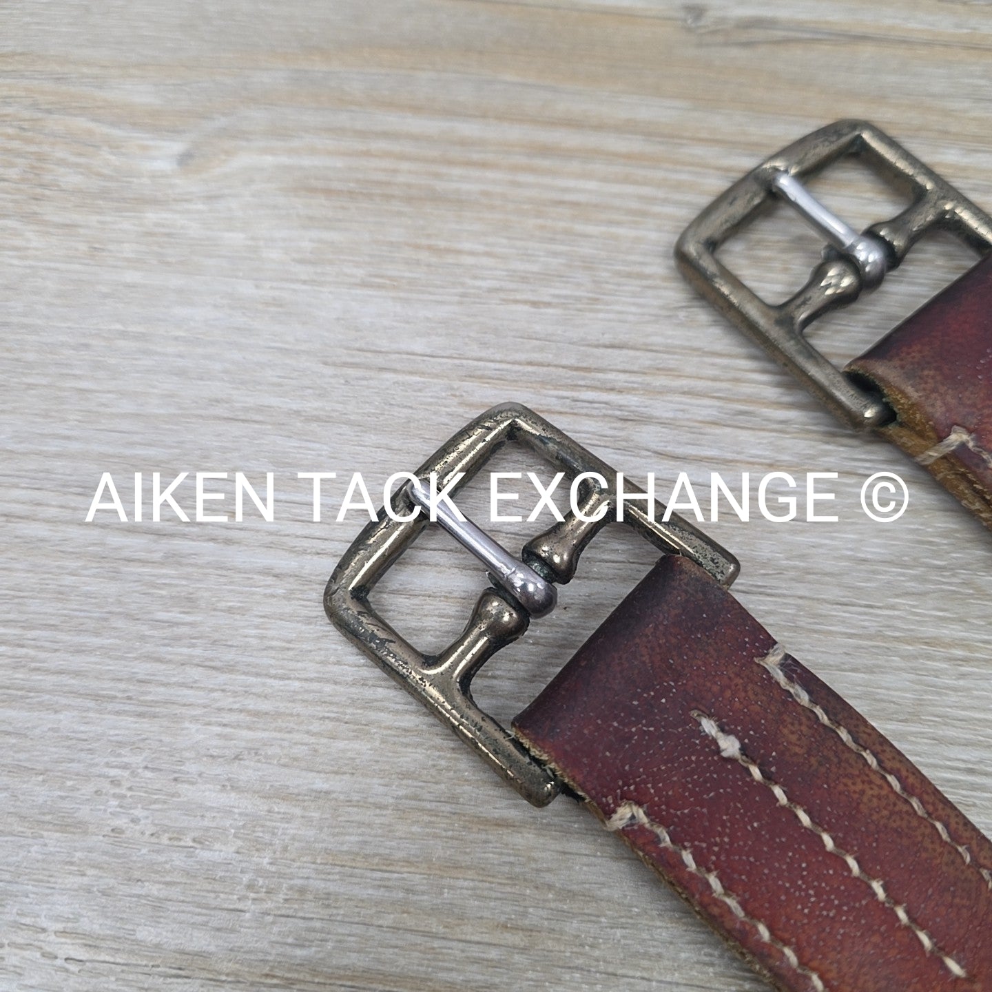 The Tackeria Buffalo Stirrup Leathers, Brown, 60"