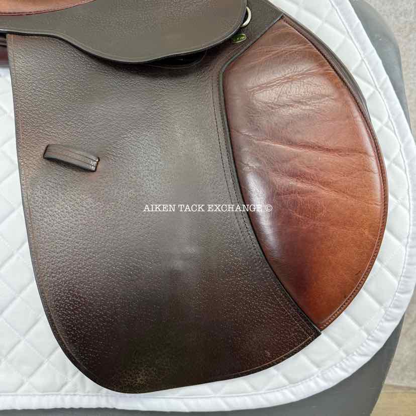 **SOLD** Beval The Natural Close Contact Jump Saddle, 17" Seat, Medium Tree, Foam Panels