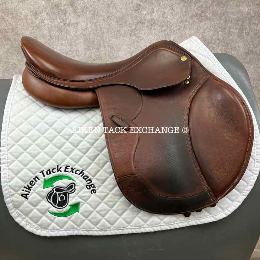 2019 Pessoa Gen-X3 Close Contact Jump Saddle, 17.5" Seat, Adjustable Tree - XCH Changeable Gullet, Foam Panels