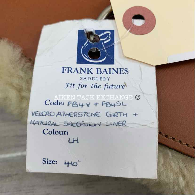 Frank Baines Removable Sheepskin Girth 46"
