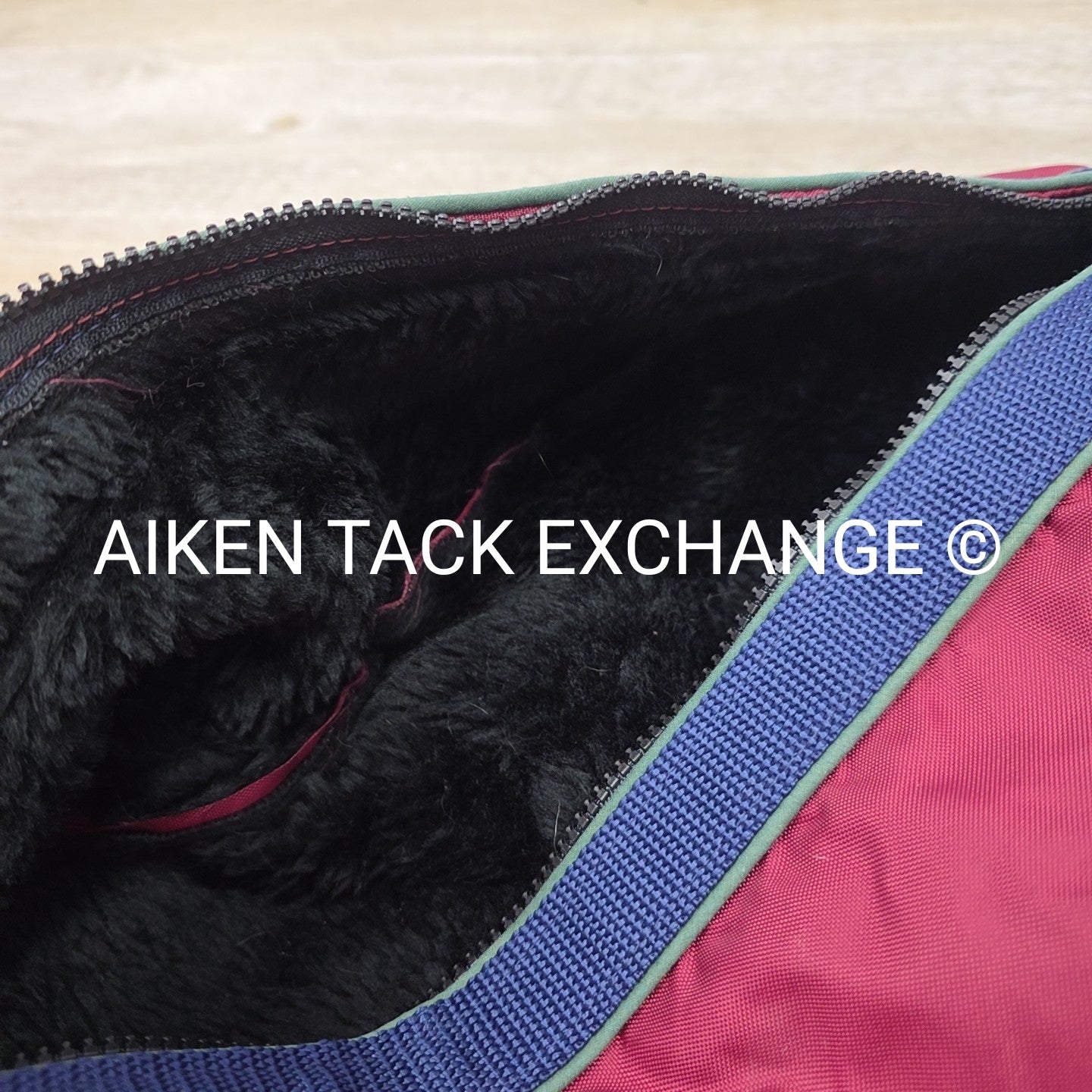 Faux Sheepskin Lined Bridle Bag