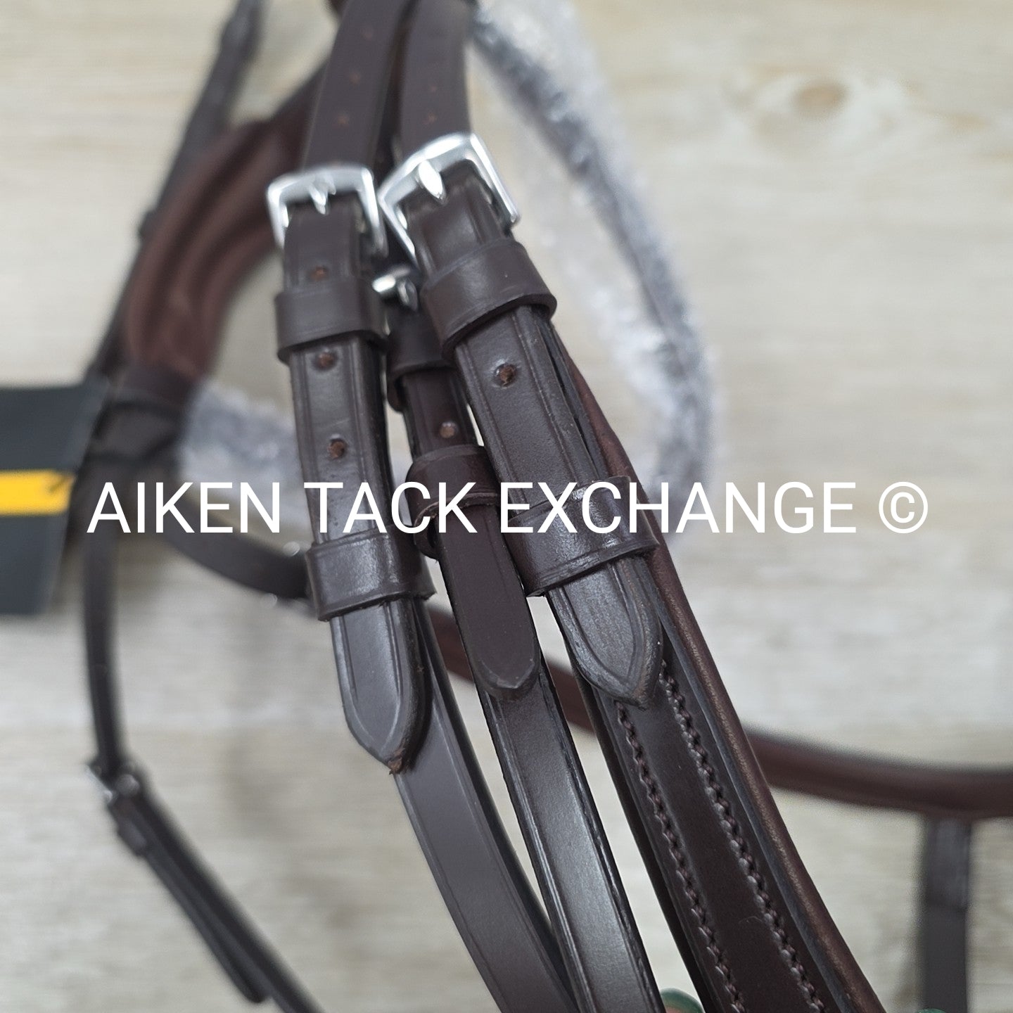 Shires Velociti Lusso Ergonomic Curved Flash Bridle, Size Full