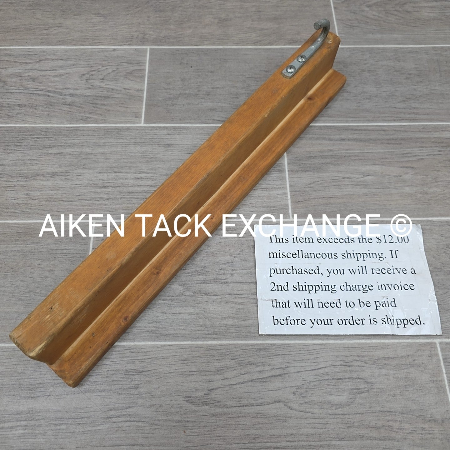 Wood Saddle Rack
