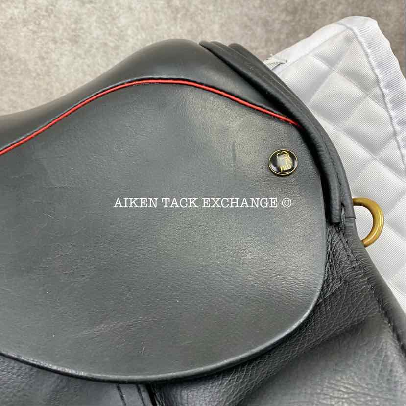 2022 JRD Bella Dressage Saddle, 19" Seat, Short Flap, Wide Tree, Wool Flocked Panels