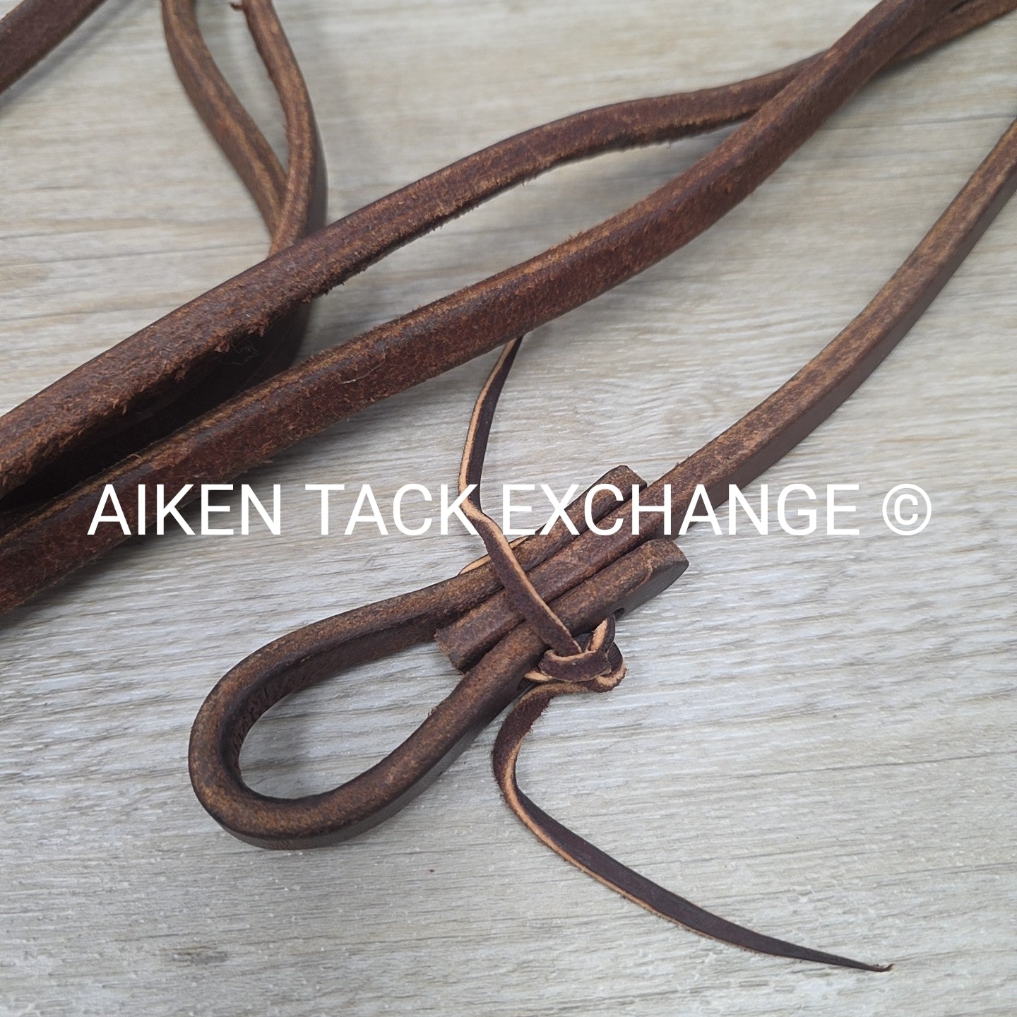 One Ear Headstall with Split Reins, Brown, Size Full