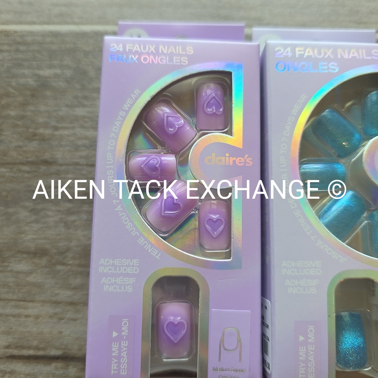 Claire's Press-On Nails (2 Sets) - 24 Count Each (48 Total)
