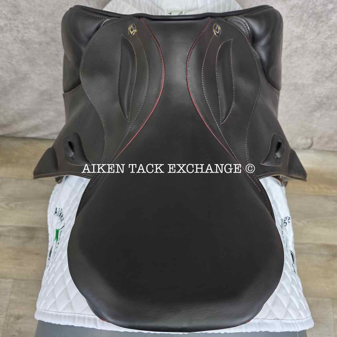 2021 Stubben Phoenix Elite Close Contact Jump Saddle, 18" Seat, 30cm Tree - MW, Wool Flocked Panels