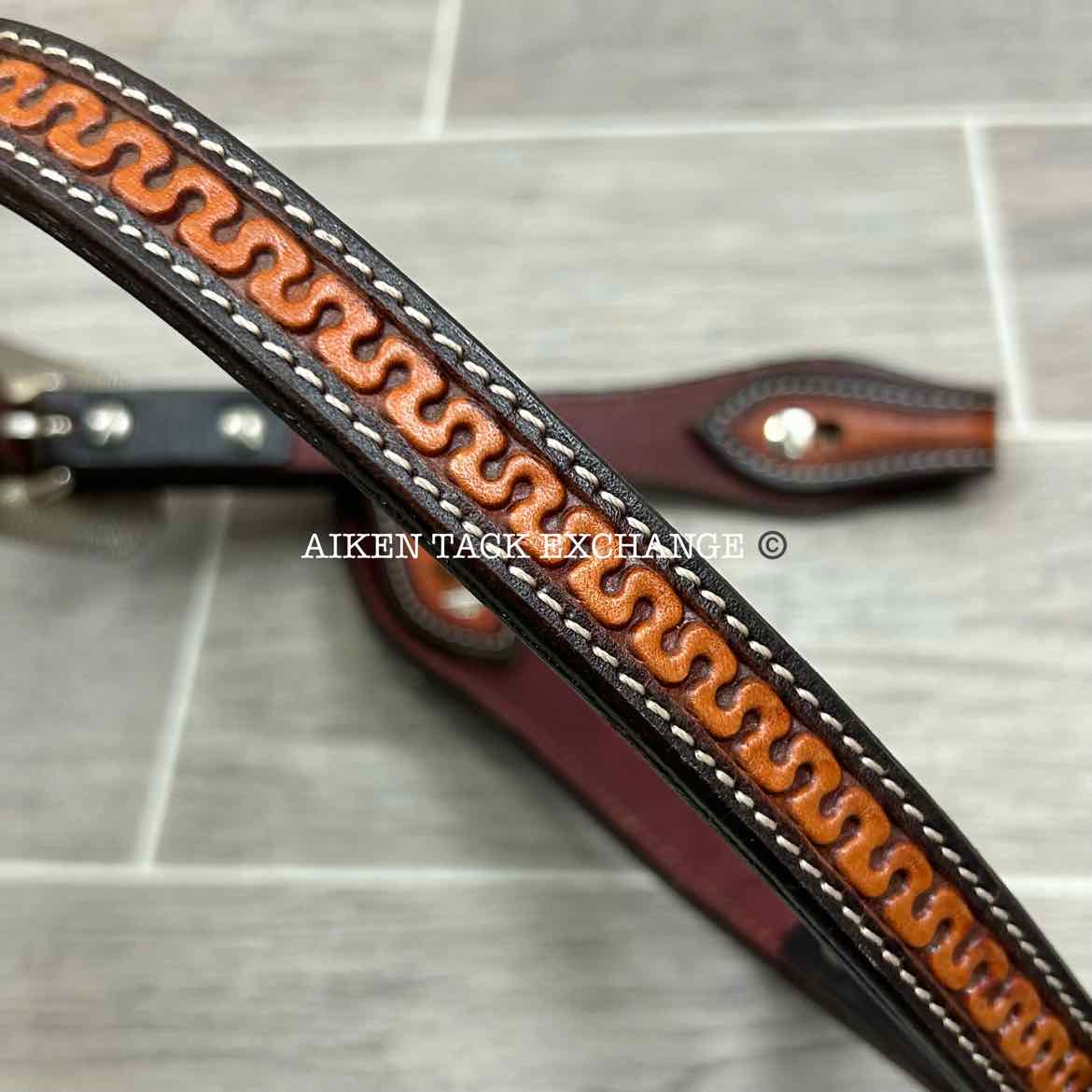 One Ear Western Headstall with Bling