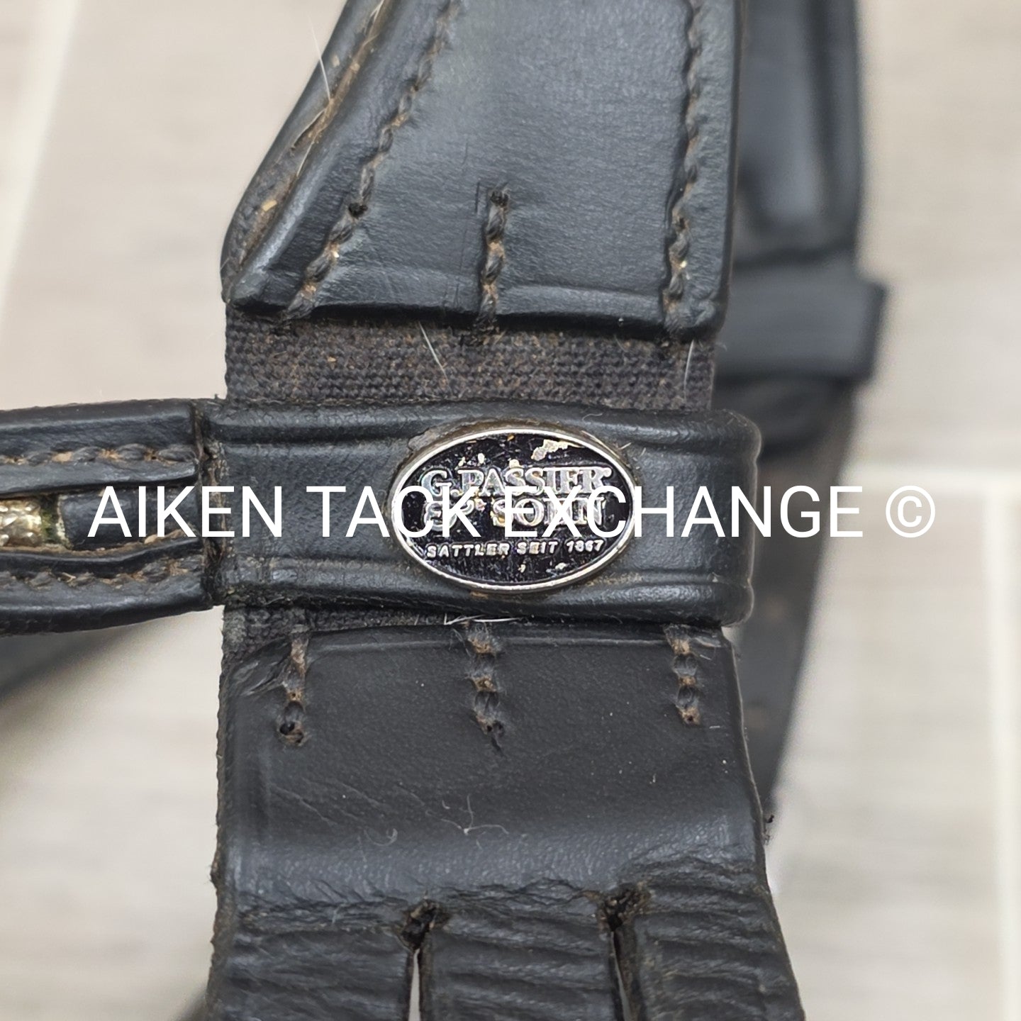 Passier & Sohn Fortuna Bridle, No Reins, Missing Flash Strap, Black, Size Full