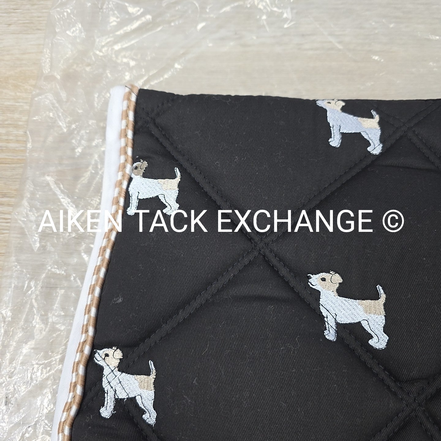 Lettia Jack Russell Embroidered All Purpose Saddle Pad