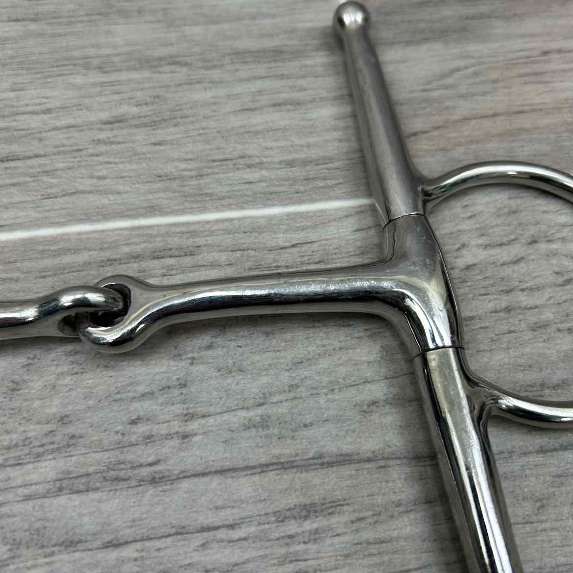 Smucker's Single Joint Large Ring Full Cheek Bit 5.5" (8" Cheeks)