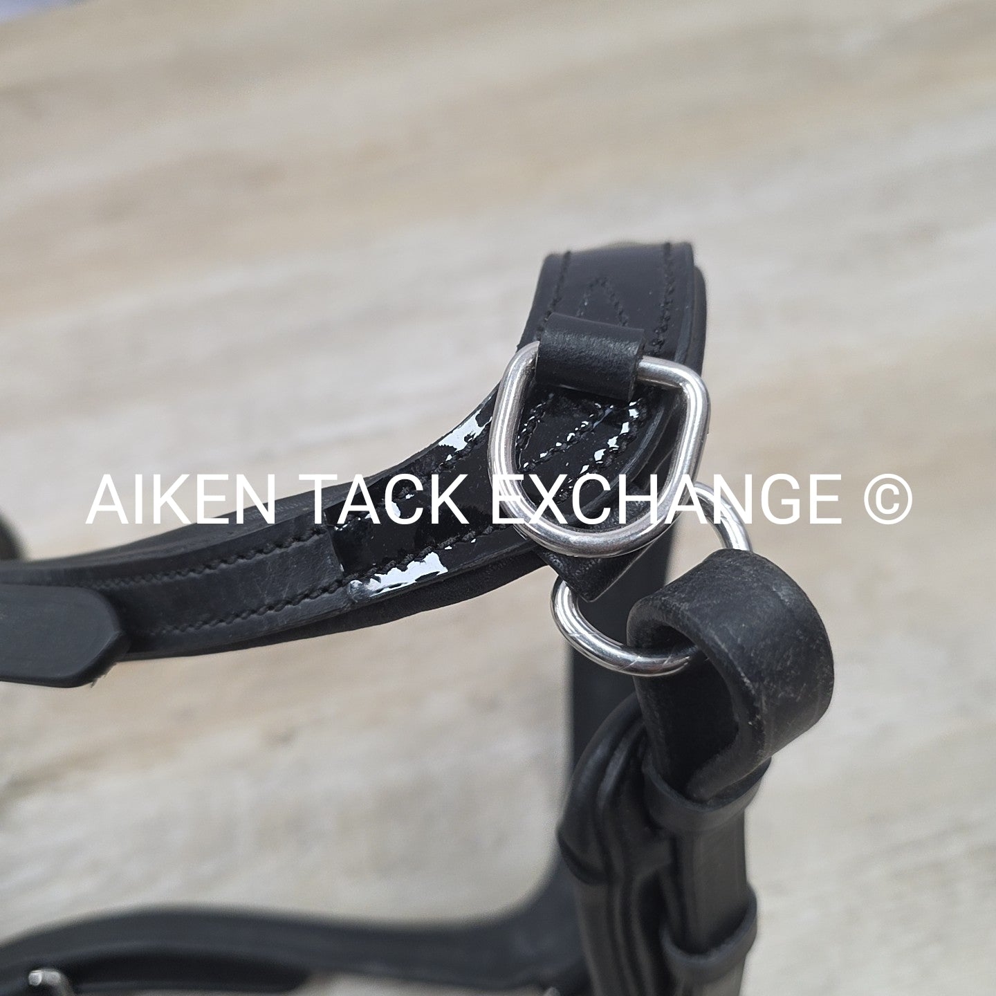 Lumiere Skyla Bitless Bridle with Kavalkade Bling Browband, No Reins, Black, Siz