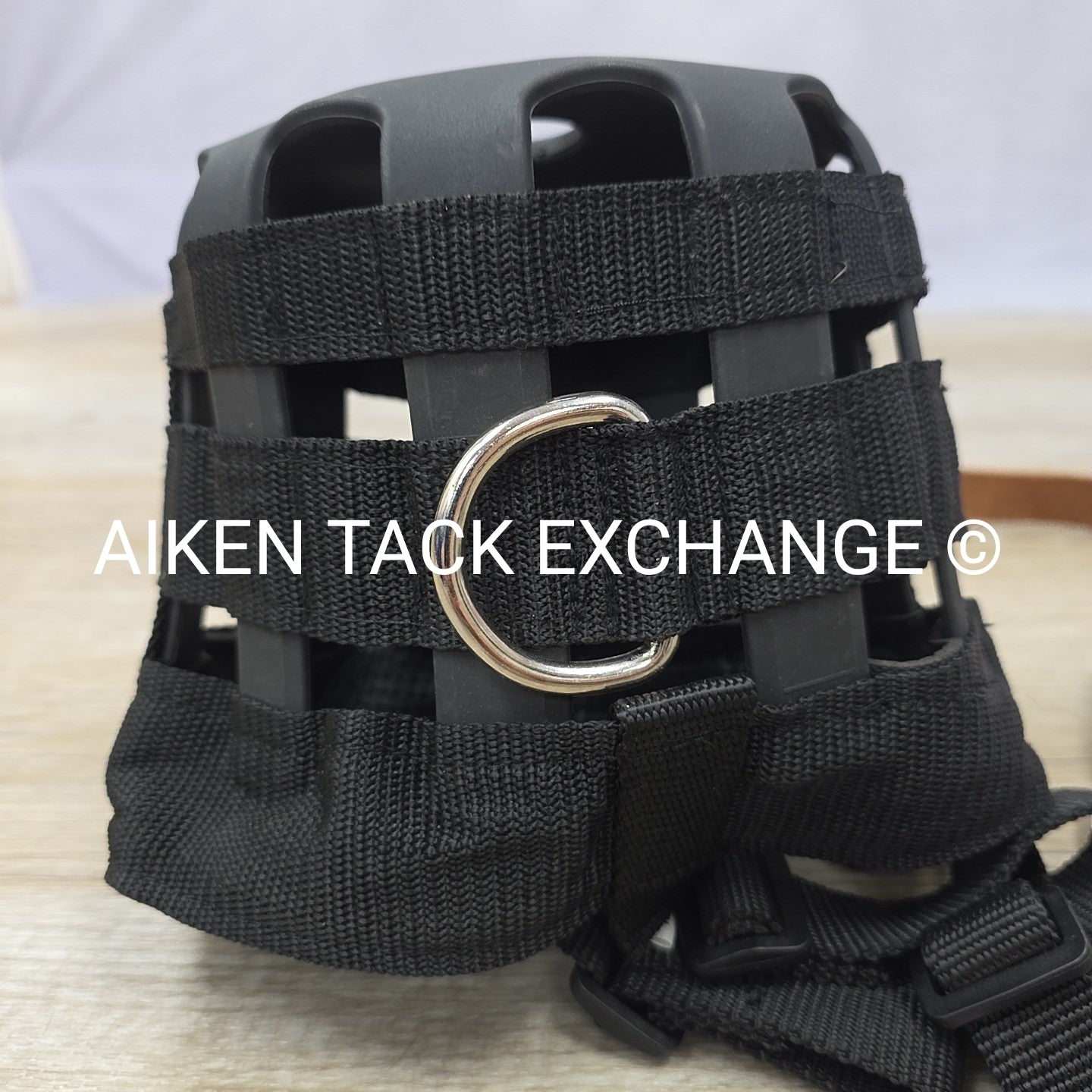 Grazing Muzzle with Leather Crown, Size Medium