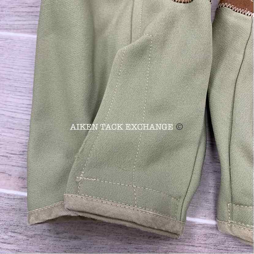 Tailored Sportsman Supreme Hunter Side Zip Knee Patch Breeches, Size 24 R