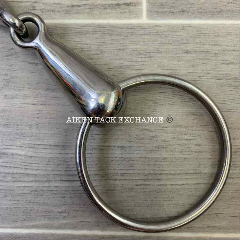 Stubben Single Jointed Hollow Mouth Loose Ring Bit, Brand New, 5"
