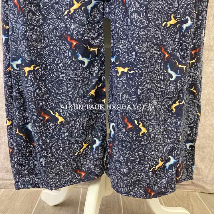 Kerrits EQL Model Button Front Dress, Indigo Starry Horse, Size 1X